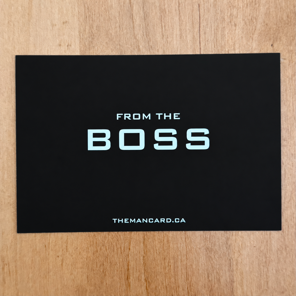 FROM THE BOSS