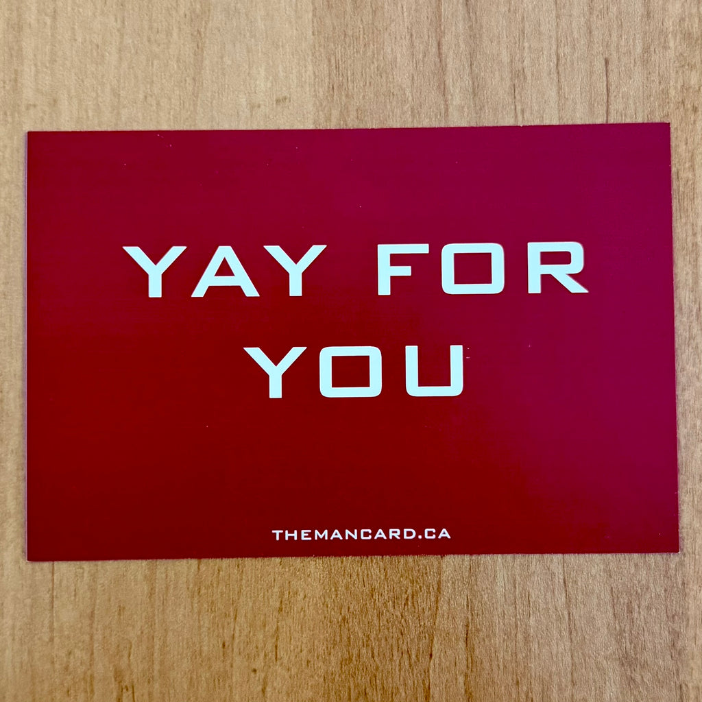 YAY FOR YOU