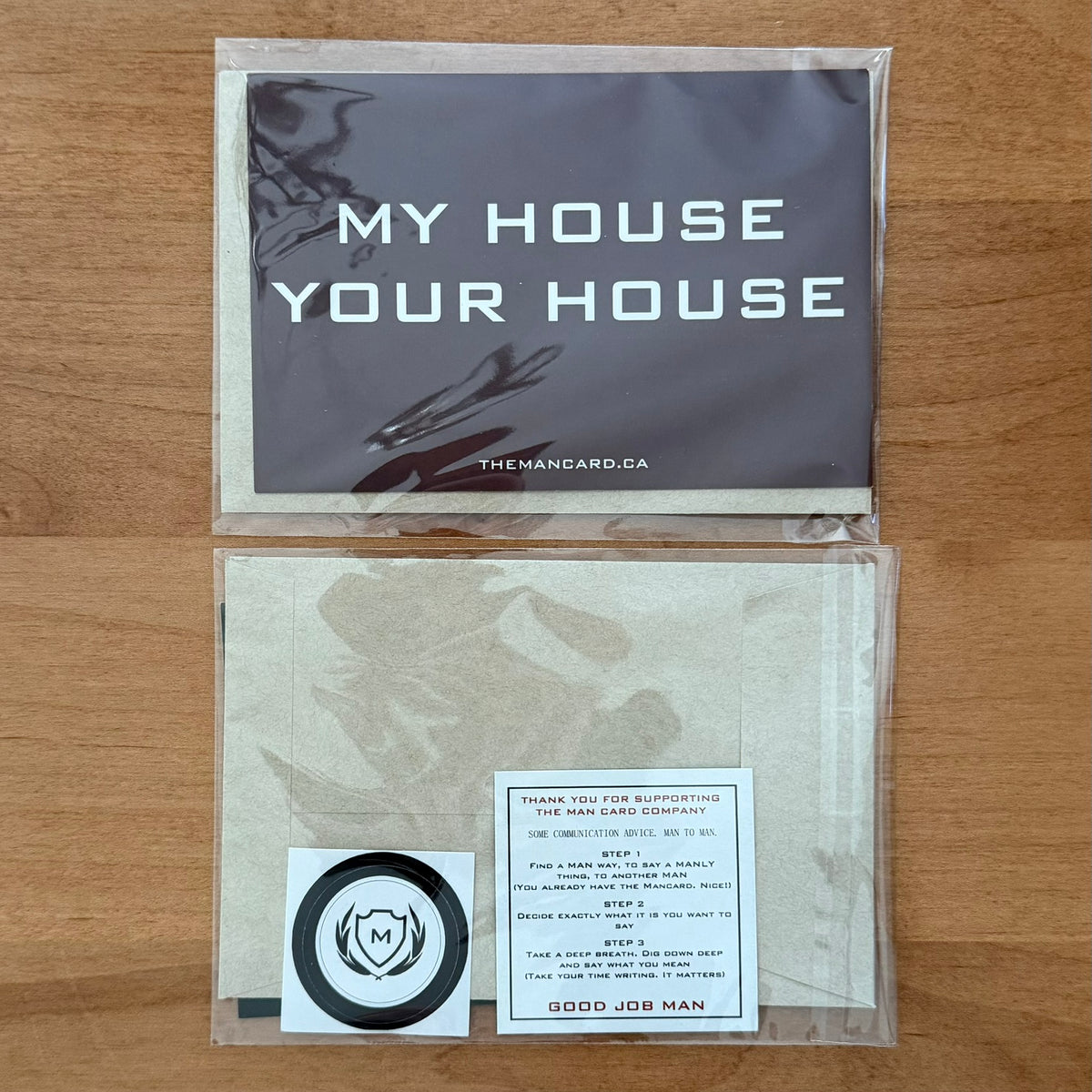 MY HOUSE YOUR HOUSE