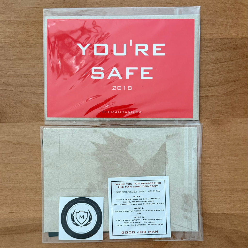 YOU'RE SAFE