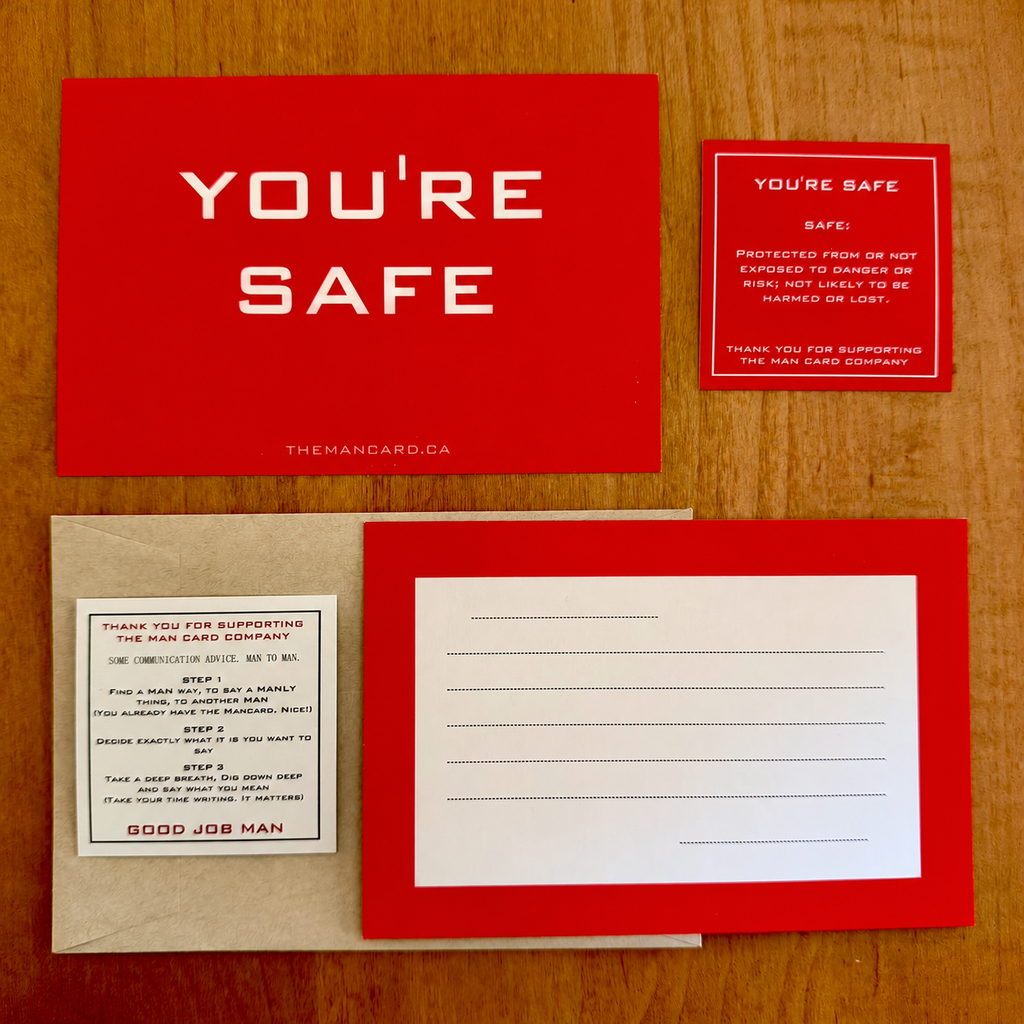 YOU'RE SAFE